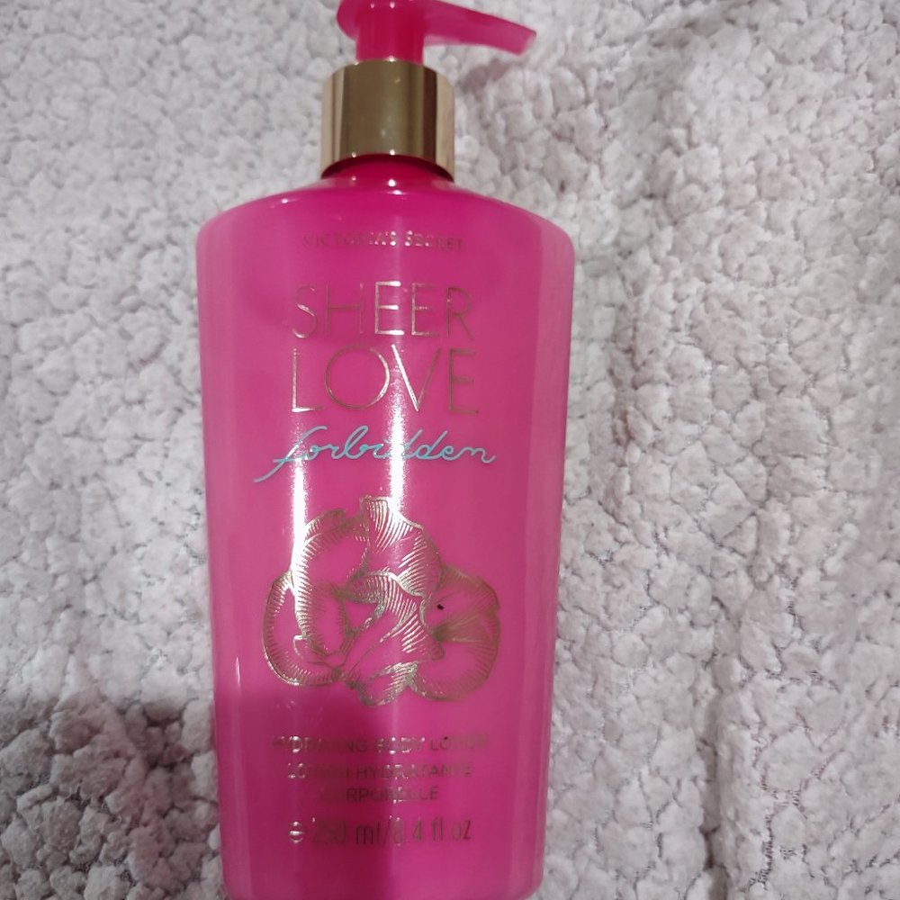 Victoria's Secret Sheer Love Forbidden Hydrating Body Lotion 8.4 fl.oz./250ml.